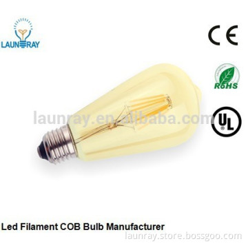 E27 LED Vintage Cylinder Filament Bulb 8W Glass Bulb